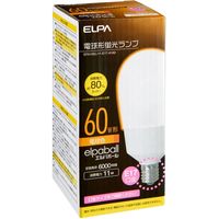 朝日電器 電球形蛍光灯E1760 EFA15EL/11-E17-A162 1個