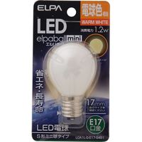 朝日電器 LED電球S形E17 LDA1L-G-E17-G451 1個
