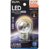 朝日電器 ＬＥＤ電球Ｇ４０形Ｅ２６　　　　　　　　 LDG1CL-G-G256 1個