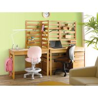 くろがね工作所 デスクライト シングルアーム式 ホワイト TS-A19WH 1台 幅590×奥行70mm クランプ取付け LEDライト 3段階調色機能