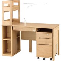 くろがね工作所 リニアプレミアム デスク 幅1100×奥行520×高さ730mm ナチュラル WU3-DR110 デスク 1台（直送品）