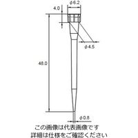 ニチリョー マイクロピペット用チップ 00ーBMT2ーSSW 0.5～10μL 00-BMT2-SSW 1袋(1000本) 2-652-71