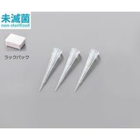 アズワン ビオラモサクラチップ(ラックパック) 10μL ナチュラル 1ケース(96本×10ラック入) V-10RH 1ケース(960本)（直送品）