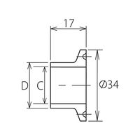 コンサス ミニヘルール継手 ミニヘルール 10A FS-S3-10A 1個 3-8308-02（直送品）