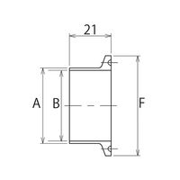コンサス ヘルール継手 溶接へルール 1.5S FS-S3-1.5S 1個 3-8350-08（直送品）