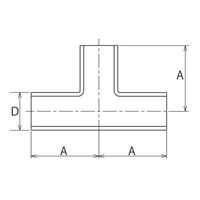 コンサス ミニヘルール継手 溶接ミニティー 10A TE-WS3-10A 1個 3-8355-02（直送品）