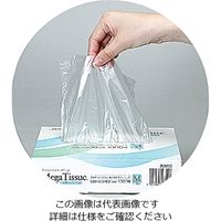 ジャパックス BOXポリ袋 メガティッシュ 230×340×0.01mm 3-8954-02 1箱(1000枚)