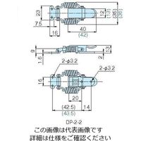 ホシモト パチン錠 DP-2-2 1個 62-2985-54（直送品）