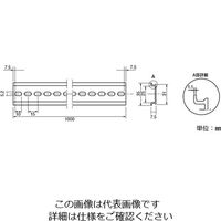 因幡電機産業 DINレール IIDB-100 1本 62-3144-14（直送品）