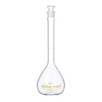 コーニングインターナショナル メスフラスコ(JIS規格) 200mL 5640JIS-200 1個 3-495-07（直送品）