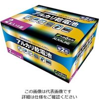 リーダーメディアテクノ アルカリ乾電池 単2形 12本入 B-LA-T2X2 1パック(12個) 3-663-02（直送品）