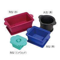 アズワン アイスバケツ(フタ・ハンドル付) 角型(青) 4L 3-8579-03 1個（直送品）