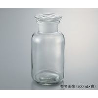 アズワン 広口試薬瓶 白 100mL 3-9175-02 1個（直送品）