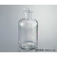 アズワン 細口試薬瓶 白 50mL 3-9177-01 1個（直送品）