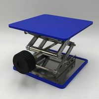 アズワン シリコンマット付きラボジャッキ 天板200×200mm 3-9478-02 1個（直送品）