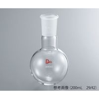 アズワン 共通摺合丸底フラスコ(硼珪酸ガラスー1) 100mL 29/42 3-9641-08 1個（直送品）