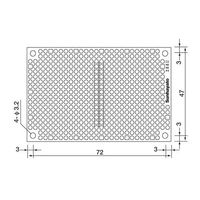 サンハヤト 小型ユニバーサル基板 ICB-288GU 1個 4-200-09（直送品）