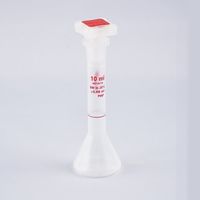 アズワン EMユーロPMPメスフラスコ(PP栓付き) 10mL 67795 1個 5-5684-06（直送品）