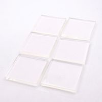 アズワン やわらゲル防振シート(クリスタルゲル(R)非粘着) 6枚入 CRG-N200550 1袋(6枚) 3-620-04（直送品）