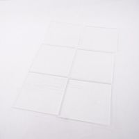 アズワン やわらゲル防振シート(クリスタルゲル(R)非粘着) 6枚入 CRG-N2002100 1袋(6枚) 3-621-02（直送品）