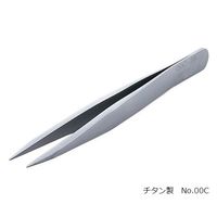 アズワン MEISTER ピンセット TNF(チタン)製 No.00C 3-9819-03 1本（直送品）
