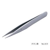 アズワン MEISTER ピンセット TNF(チタン)製 No.0C9 3-9819-05 1本（直送品）
