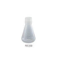 アズワン PP三角フラスコ(スクリューキャップ付) 250mL PEF250 1個 3-9954-04（直送品）