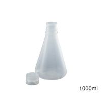 アズワン PP三角フラスコ(スクリューキャップ付) 1000mL PEF1000 1個 3-9954-06（直送品）