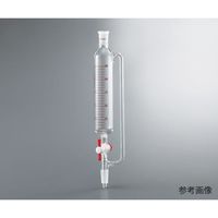 アズワン 円筒分液ロート(平衡型・PTFEコック) 125mL 4-459-02 1個（直送品）