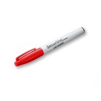 アズワン ラボ用マーカー 赤 1mm 10本入 1400-16-PDC 1箱(10本) 4-818-04（直送品）