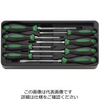 エスコ 8本組 [+ ー]ドライバーセット EA612TK-15 1セット（直送品）