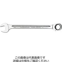 エスコ 19mm コンビネーションレンチ(ラチェット式) EA614SZ-19 1本（直送品）