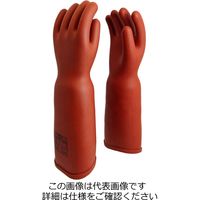 エスコ [M] 高圧用絶縁手袋(胴太型/7000V) EA640ZE-7 1双（直送品）