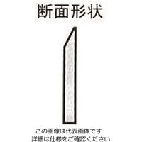 エスコ 250mm 鋼製ストレートエッジ(ベベル型A級) EA720YN-43 1個（直送品）