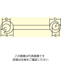 エスコ 360mm 丁番調整工具 EA951CY-102 1本（直送品）