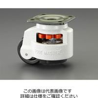 エスコ 75mm/750kg レベリングキャスター(自在) EA986TL-1 1個（直送品）