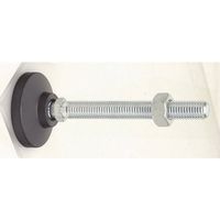 エスコ φ50mm/M16x175mm アジャスターベース(首振り) EA949HA-311 1セット(4個)（直送品）