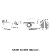 オオサワ&カンパニー W301ーIIIーLHー20 取付型・集塵器セット 1セット（直送品）