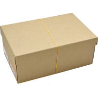 ササガワ カラー荷札 B花 黄無地 一穴 25-144 1セット(1000枚箱入:5