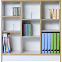 イヌイ 1cmピッチ書棚 89 ホワイト 890×300×900mm TKS89WH 1台（直送品）