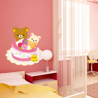 東京ステッカー ウォールステッカー 大判 人気 リラックマ「スイーツ_012」S TSー0095ーAS （直送品）