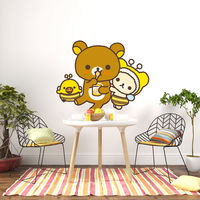 東京ステッカー ウォールステッカー 大判 リラックマ「ハニー&スマイル_026」M TSー0099ーAM （直送品）