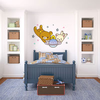 東京ステッカー ウォールステッカー 大判 リラックマ「宇宙でだららん_037」M TSー0102ーAM （直送品）