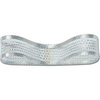 シモジマ シースルーリボン 18×30 シルバー 001412101 1セット(6巻)（直送品）