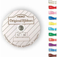 シモジマ HEIKO カールリボン 12×30 コイチャ 001414311 1セット(1巻入×10巻 合計10巻)（直送品）