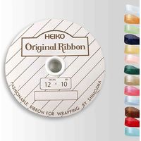 シモジマ クレープリボン 12×10 ピーチ 001417502 1セット（4巻）（直送品）