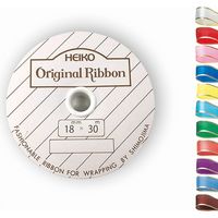 シモジマ カールリボン 18×30 シロ 001418701 1セット(1巻×4)