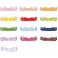 シモジマ HEIKO Fオーガンジーリボン 24×30 アカ 001423106 1セット(1巻入×2巻 合計2巻)（直送品）