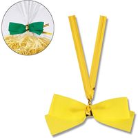 シモジマ クイックリボン 12mm巾 レモン 001423515 1セット（20個入×50）（直送品）