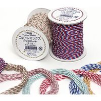 シモジマ HEIKO コットンミックス20m巻 #1 トリコロール 001500650 1セット(1巻入×4巻 合計4巻)（直送品）